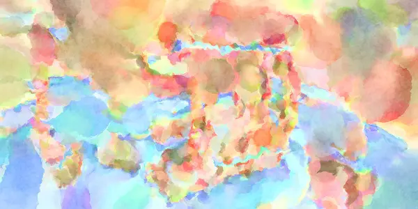 Modern Brush Strokes Painting Soft Color Painted Illustration Soothing Composition — Stock Photo, Image