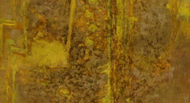 Kaos duvarı sanatı. Sanatsal canlılık ve renkli duvar kâğıdı. Kaotik resim. Taranmış Boyalı Soyut Arkaplan. Fırça darbesi ile boyanmış. Tuval üzerinde etkileyici fırçalanmış resim