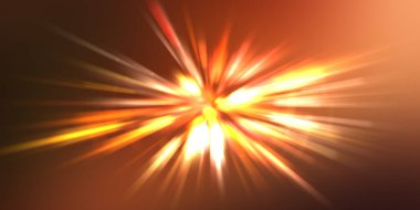 Parlak, canlı ve renkli duvar kağıtları. Parlayan parçacıkları ve çizgileri olan ışık patlaması yıldızı. Güzel soyut ışın arkaplanı.