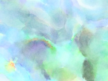 Modern fırça darbeleri. Poster, duvar sanatı, afiş, kart, kitap kapağı veya ambalaj için rahatlatıcı kompozisyonun yumuşak renkli çizimi. Pastel renklerle suluboya.