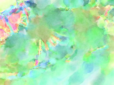 Modern fırça darbeleri. Poster, duvar sanatı, afiş, kart, kitap kapağı veya ambalaj için rahatlatıcı kompozisyonun yumuşak renkli çizimi. Pastel renklerle suluboya.