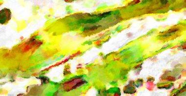 Modern fırça darbeleri. Poster, duvar sanatı, afiş, kart, kitap kapağı veya ambalaj için rahatlatıcı kompozisyonun yumuşak renkli çizimi. Pastel renklerle suluboya.