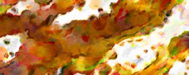 Modern fırça darbeleri. Poster, duvar sanatı, afiş, kart, kitap kapağı veya ambalaj için rahatlatıcı kompozisyonun yumuşak renkli çizimi. Pastel renklerle suluboya.