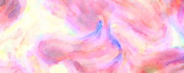 Modern fırça darbeleri. Poster, duvar sanatı, afiş, kart, kitap kapağı veya ambalaj için rahatlatıcı kompozisyonun yumuşak renkli çizimi. Pastel renklerle suluboya.