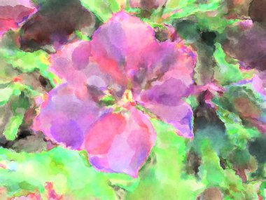 Modern fırça darbeleri. Poster, duvar sanatı, afiş, kart, kitap kapağı veya ambalaj için rahatlatıcı kompozisyonun yumuşak renkli çizimi. Pastel renklerle suluboya.