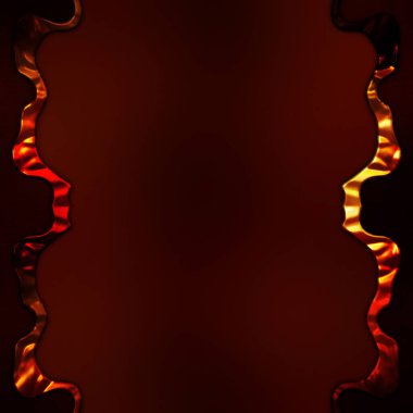 Çerçeve kağıdı. Kart, davetiye ya da albüm olarak harika bir kullanım. Fantezi 3D çizim arka planı. Zarif duvar kâğıdı. Metnin için şablon.