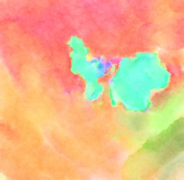 Modern fırça darbeleri. Poster, duvar sanatı, afiş, kart, kitap kapağı veya ambalaj için rahatlatıcı kompozisyonun yumuşak renkli çizimi. Pastel renklerle suluboya.