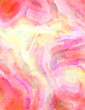 Modern fırça darbeleri. Poster, duvar sanatı, afiş, kart, kitap kapağı veya ambalaj için rahatlatıcı kompozisyonun yumuşak renkli çizimi. Pastel renklerle suluboya.