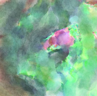 Modern fırça darbeleri. Poster, duvar sanatı, afiş, kart, kitap kapağı veya ambalaj için rahatlatıcı kompozisyonun yumuşak renkli çizimi. Pastel renklerle suluboya.