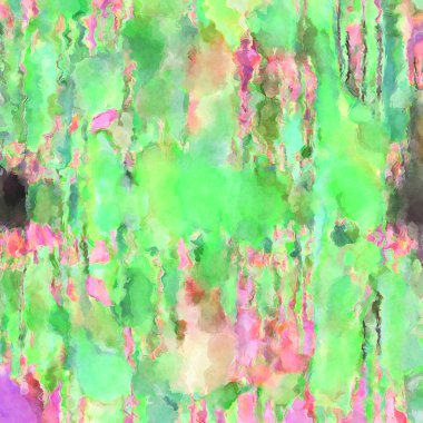 Modern fırça darbeleri. Poster, duvar sanatı, afiş, kart, kitap kapağı veya ambalaj için rahatlatıcı kompozisyonun yumuşak renkli çizimi. Pastel renklerle suluboya.