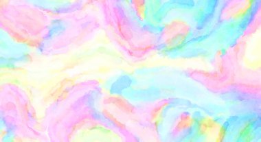 Modern fırça darbeleri. Poster, duvar sanatı, afiş, kart, kitap kapağı veya ambalaj için rahatlatıcı kompozisyonun yumuşak renkli çizimi. Pastel renklerle suluboya.