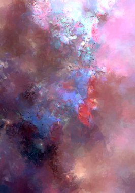 Tuval üzerinde etkileyici fırçalanmış resim. Soyut doku. 2D çizim. Geniş fırça darbeleri. Modern dijital sanat. Çağdaş fırça. Modern ifade. Popüler biçim boyanmış resim.