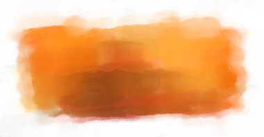 Soyut renkli suluboya çerçeve beyaz arkaplanda izole edildi. Dijital resim. Tasarım veya metnin için fırça şablonu.