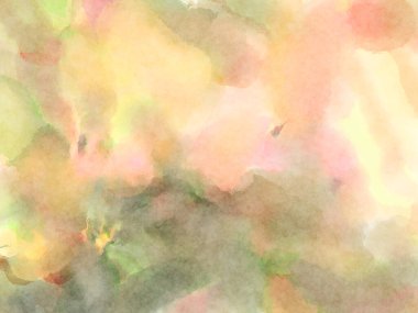 Modern fırça darbeleri. Poster, duvar sanatı, afiş, kart, kitap kapağı veya ambalaj için rahatlatıcı kompozisyonun yumuşak renkli çizimi. Pastel renklerle suluboya.