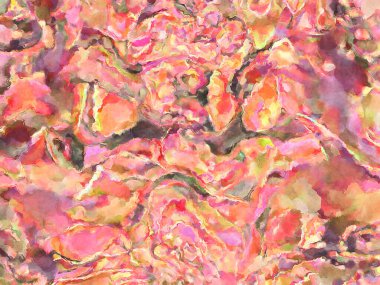 Modern fırça darbeleri. Poster, duvar sanatı, afiş, kart, kitap kapağı veya ambalaj için rahatlatıcı kompozisyonun yumuşak renkli çizimi. Pastel renklerle suluboya.