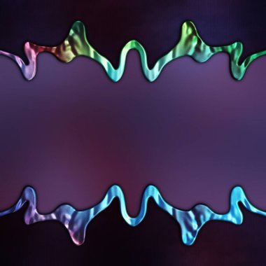 Çerçeve kağıdı. Kart, davetiye ya da albüm olarak harika bir kullanım. Fantezi 3D çizim arka planı. Zarif duvar kâğıdı. Metnin için şablon.