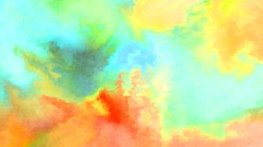 Modern fırça darbeleri. Poster, duvar sanatı, afiş, kart, kitap kapağı veya ambalaj için rahatlatıcı kompozisyonun yumuşak renkli çizimi. Pastel renklerle suluboya.