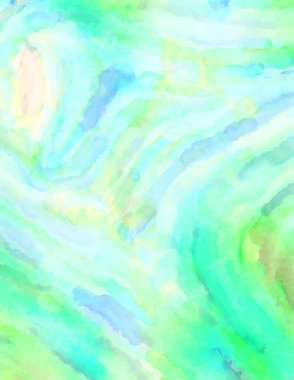 Modern fırça darbeleri. Poster, duvar sanatı, afiş, kart, kitap kapağı veya ambalaj için rahatlatıcı kompozisyonun yumuşak renkli çizimi. Pastel renklerle suluboya.