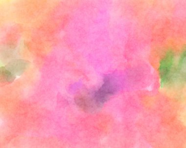 Modern fırça darbeleri. Poster, duvar sanatı, afiş, kart, kitap kapağı veya ambalaj için rahatlatıcı kompozisyonun yumuşak renkli çizimi. Pastel renklerle suluboya.