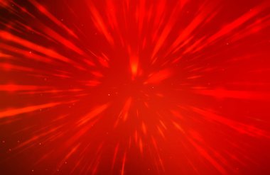 Parlak, canlı ve renkli duvar kağıtları. Parlayan parçacıkları ve çizgileri olan ışık patlaması yıldızı. Güzel soyut ışın arkaplanı.