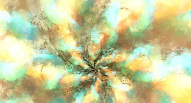 Tuval üzerinde etkileyici fırçalanmış resim. Soyut doku. 2D çizim. Geniş fırça darbeleri. Modern dijital sanat. Çağdaş fırça. Modern ifade. Popüler biçim boyanmış resim.