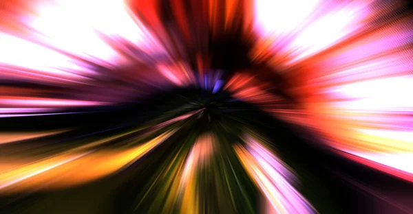 Fast High Speed Blur Zoom Background Light Technology Abstract Wallpaper — Stock Photo, Image