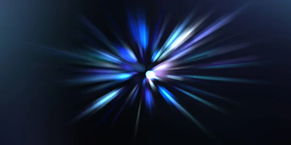 Glossy Vibrant Colorful Wallpaper Light Explosion Star Glowing Particles Lines — Stock Photo, Image