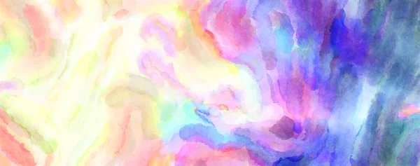 Modern brush strokes painting. Soft color painted illustration of soothing composition for poster, wall art, banner, card, book cover or packaging. Watercolor abstract painting with pastel colors.