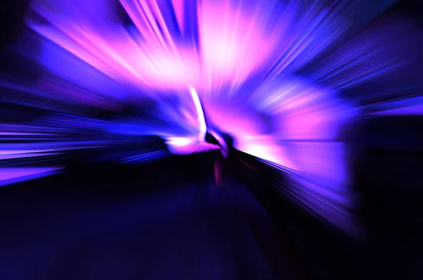 Fast High Speed Blur Zoom Background Light Technology Abstract Wallpaper — Stock Photo, Image