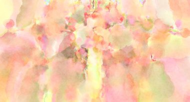 Modern fırça darbeleri. Poster, duvar sanatı, afiş, kart, kitap kapağı veya ambalaj için rahatlatıcı kompozisyonun yumuşak renkli çizimi. Pastel renklerle suluboya.