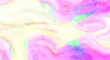 Modern fırça darbeleri. Poster, duvar sanatı, afiş, kart, kitap kapağı veya ambalaj için rahatlatıcı kompozisyonun yumuşak renkli çizimi. Pastel renklerle suluboya.