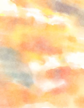 Modern fırça darbeleri. Poster, duvar sanatı, afiş, kart, kitap kapağı veya ambalaj için rahatlatıcı kompozisyonun yumuşak renkli çizimi. Pastel renklerle suluboya.