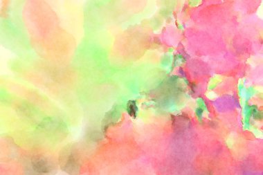 Modern fırça darbeleri. Poster, duvar sanatı, afiş, kart, kitap kapağı veya ambalaj için rahatlatıcı kompozisyonun yumuşak renkli çizimi. Pastel renklerle suluboya.