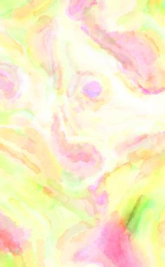 Modern fırça darbeleri. Poster, duvar sanatı, afiş, kart, kitap kapağı veya ambalaj için rahatlatıcı kompozisyonun yumuşak renkli çizimi. Pastel renklerle suluboya.