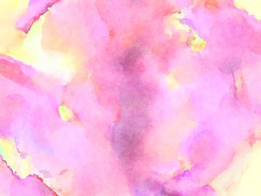 Modern fırça darbeleri. Poster, duvar sanatı, afiş, kart, kitap kapağı veya ambalaj için rahatlatıcı kompozisyonun yumuşak renkli çizimi. Pastel renklerle suluboya.