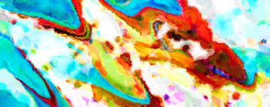 Modern fırça darbeleri. Poster, duvar sanatı, afiş, kart, kitap kapağı veya ambalaj için rahatlatıcı kompozisyonun yumuşak renkli çizimi. Pastel renklerle suluboya.