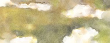 Modern fırça darbeleri. Poster, duvar sanatı, afiş, kart, kitap kapağı veya ambalaj için rahatlatıcı kompozisyonun yumuşak renkli çizimi. Pastel renklerle suluboya.