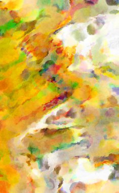 Modern fırça darbeleri. Poster, duvar sanatı, afiş, kart, kitap kapağı veya ambalaj için rahatlatıcı kompozisyonun yumuşak renkli çizimi. Pastel renklerle suluboya.