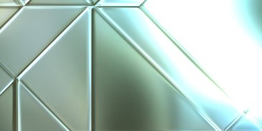 Üç boyutlu metalik panel dokusu. Renkli, parlak, soyut duvar kağıdı. Geometrik teknolojik parlak yansıtıcı arkaplan.