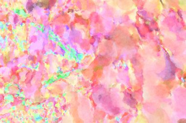 Modern fırça darbeleri. Poster, duvar sanatı, afiş, kart, kitap kapağı veya ambalaj için rahatlatıcı kompozisyonun yumuşak renkli çizimi. Pastel renklerle suluboya.