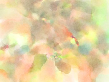 Modern fırça darbeleri. Poster, duvar sanatı, afiş, kart, kitap kapağı veya ambalaj için rahatlatıcı kompozisyonun yumuşak renkli çizimi. Pastel renklerle suluboya.