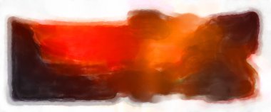 Soyut renkli suluboya çerçeve beyaz arkaplanda izole edildi. Dijital resim. Tasarım veya metnin için fırça şablonu.