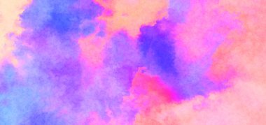 Modern fırça darbeleri. Poster, duvar sanatı, afiş, kart, kitap kapağı veya ambalaj için rahatlatıcı kompozisyonun yumuşak renkli çizimi. Pastel renklerle suluboya.