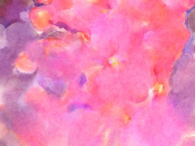 Modern fırça darbeleri. Poster, duvar sanatı, afiş, kart, kitap kapağı veya ambalaj için rahatlatıcı kompozisyonun yumuşak renkli çizimi. Pastel renklerle suluboya.