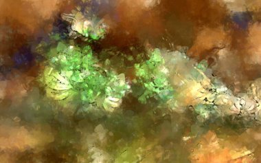 Tuval üzerinde etkileyici fırçalanmış resim. Soyut doku. 2D çizim. Geniş fırça darbeleri. Modern dijital sanat. Çağdaş fırça. Modern ifade. Popüler biçim boyanmış resim.