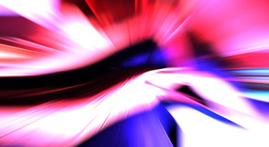 Hızlı yüksek hız bulanıklaştırma arkaplanı. Işık teknolojisi soyut duvar kağıdı. Renkli ışık enerjisi parlamaları. Çarpık grafik hareket arkaplanı. Dinamik patlama flaşı. İvme etkisi.