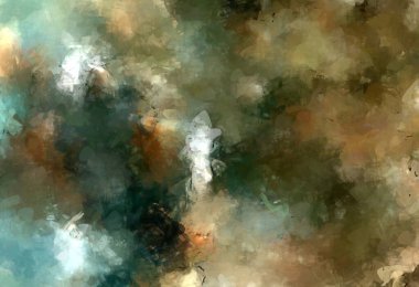 Tuval üzerinde etkileyici fırçalanmış resim. Soyut doku. 2D çizim. Geniş fırça darbeleri. Modern dijital sanat. Çağdaş fırça. Modern ifade. Popüler biçim boyanmış resim.