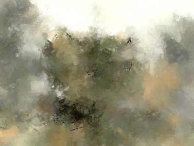 Tuval üzerinde etkileyici fırçalanmış resim. Soyut doku. 2D çizim. Geniş fırça darbeleri. Modern dijital sanat. Çağdaş fırça. Modern ifade. Popüler biçim boyanmış resim.