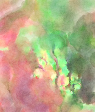 Modern fırça darbeleri. Poster, duvar sanatı, afiş, kart, kitap kapağı veya ambalaj için rahatlatıcı kompozisyonun yumuşak renkli çizimi. Pastel renklerle suluboya.