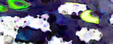 Modern fırça darbeleri. Poster, duvar sanatı, afiş, kart, kitap kapağı veya ambalaj için rahatlatıcı kompozisyonun yumuşak renkli çizimi. Pastel renklerle suluboya.